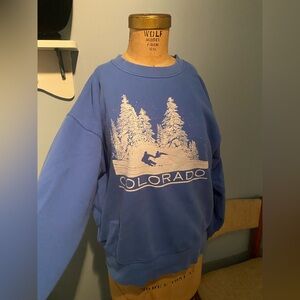 Women’s Blue Colorado Crewneck